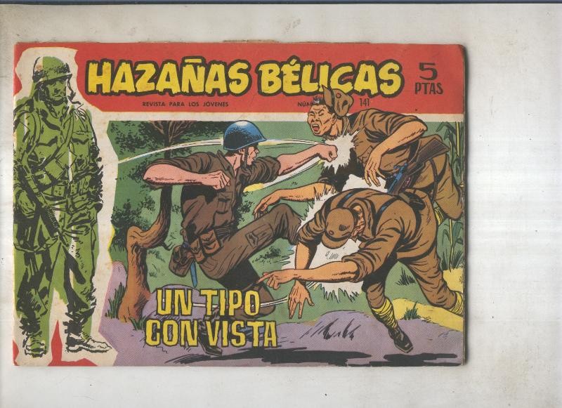 Hazañas Belicas roja numero 141 (numerado 3 en trasera)