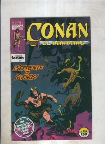 Conan el Barbaro primera edicion numero 175 (numerado 1 en trasera)