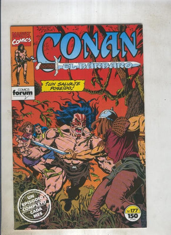 Conan el Barbaro primera edicion numero 177 (numerado 1 en trasera)