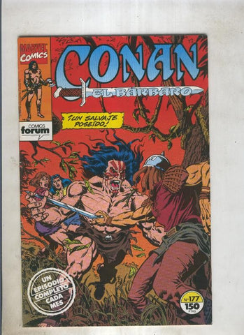 Conan el Barbaro primera edicion numero 177 (numerado 2 en trasera)