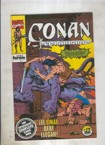 Conan el Barbaro primera edicion numero 178 (numerado 3 en trasera)