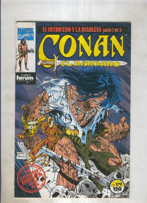 Conan el Barbaro primera edicion numero 179 (numerado 1 en trasera)