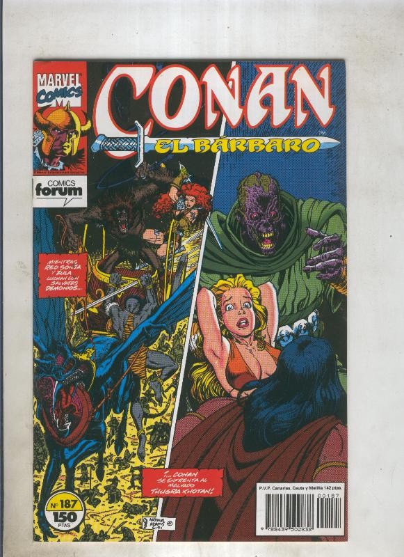 Conan el Barbaro primera edicion numero 187