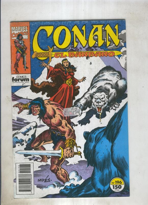 Conan el Barbaro primera edicion numero 196 (numerado 2 en trasera)