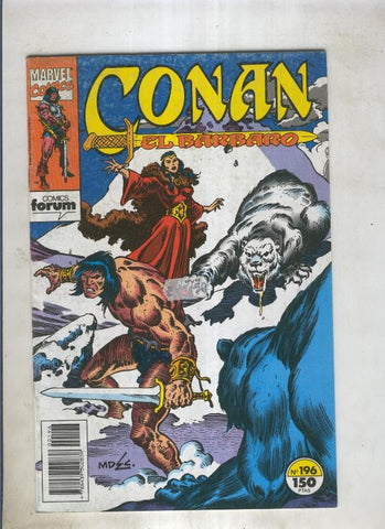 Conan el Barbaro primera edicion numero 196 (numerado 2 en trasera)