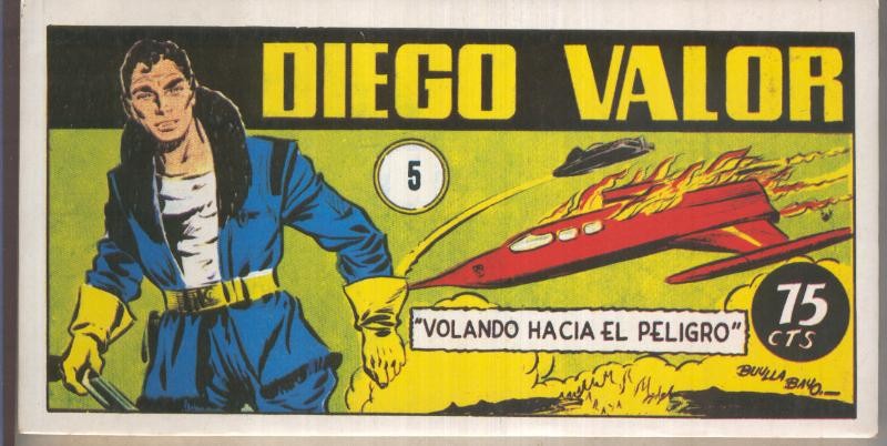 Facsimil: Diego Valor primera serie tomitos numero 05