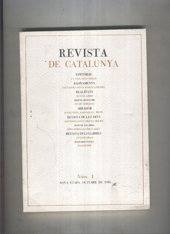 Revista de catalunya numero 001