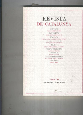 Revista de catalunya numero 004