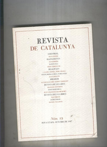 Revista de catalunya numero 012