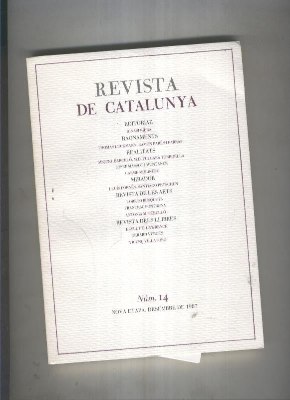 Revista de catalunya numero 014