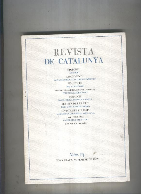 Revista de catalunya numero 013