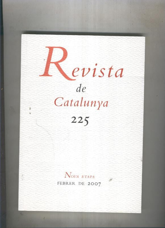 Revista de catalunya numero 225