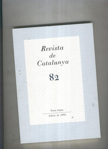 Revista de catalunya numero 082