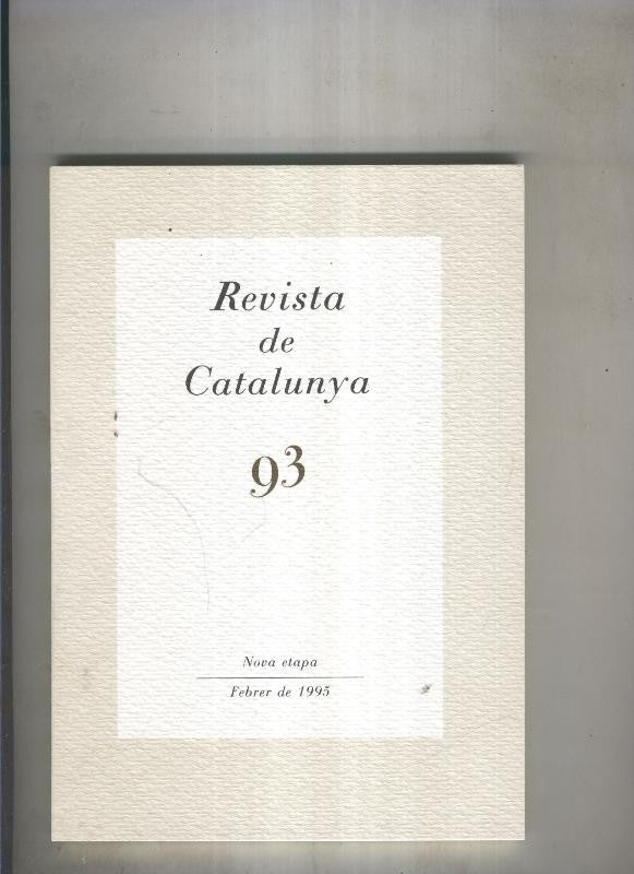 Revista de catalunya numero 093