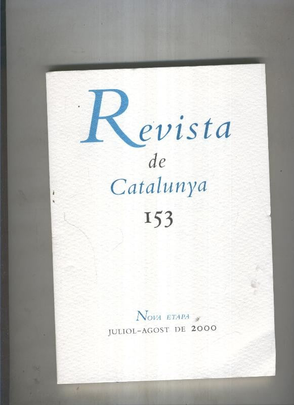 Revista de catalunya numero 153
