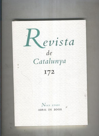 Revista de catalunya numero 172