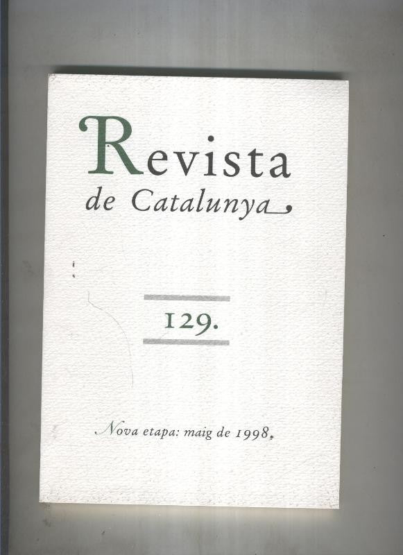 Revista de catalunya numero 129