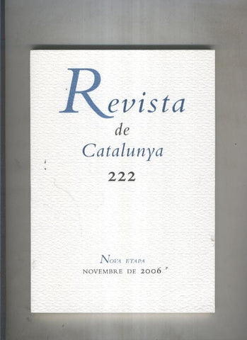 Revista de catalunya numero 222