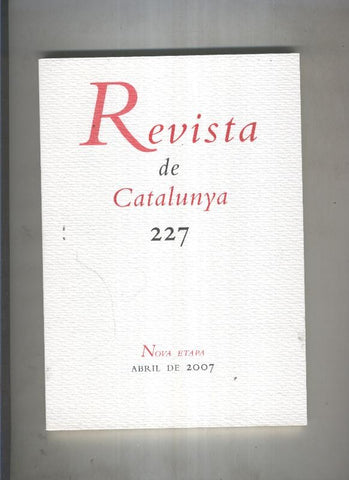 Revista de catalunya numero 227