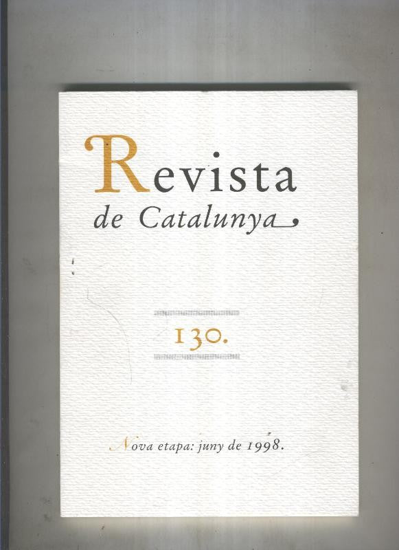 Revista de catalunya numero 130