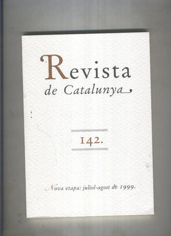 Revista de catalunya numero 142