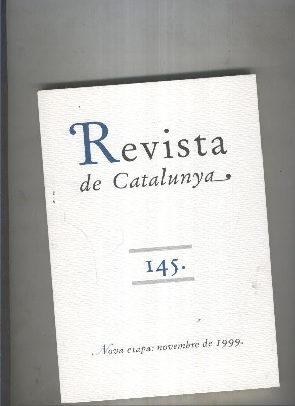 Revista de catalunya numero 145