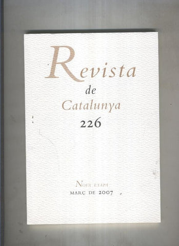 Revista de catalunya numero 226