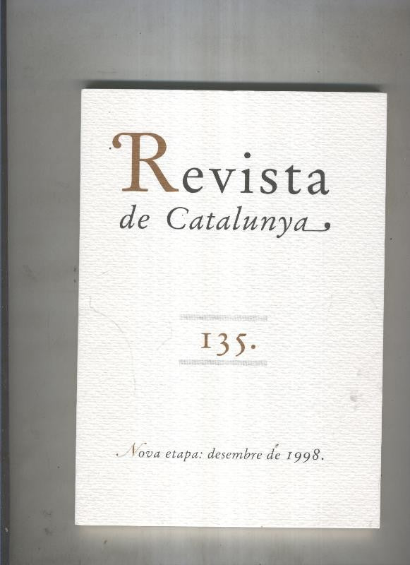 Revista de catalunya numero 135