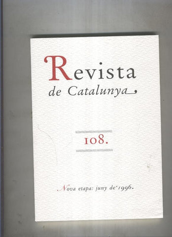 Revista de catalunya numero 108