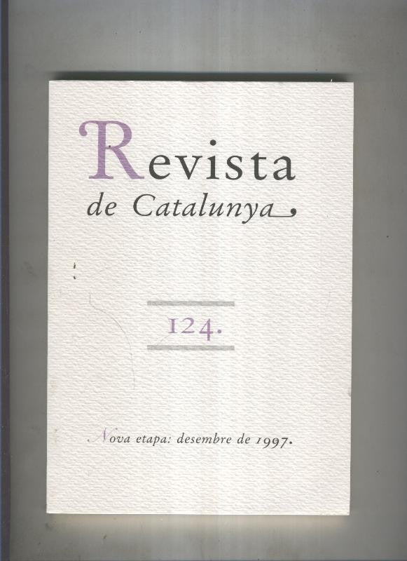 Revista de catalunya numero 124