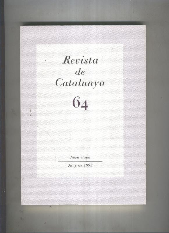 Revista de catalunya numero 64