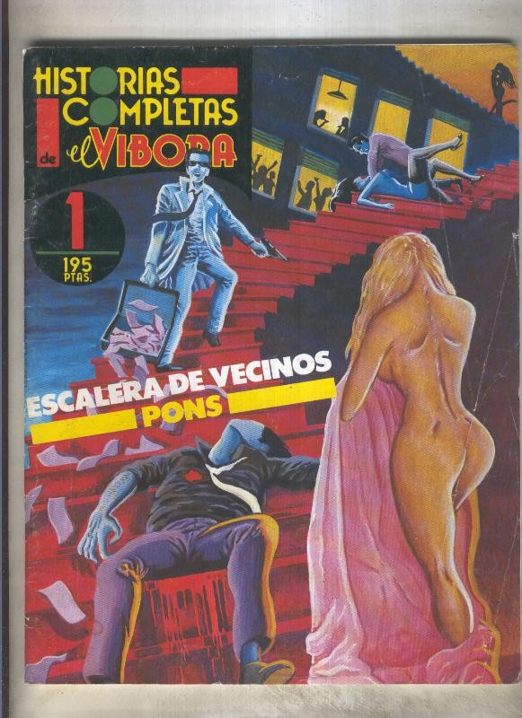 Historias completas de El Vibora numero 01: Escalera de Vecinos (numerado 4 en trasera)