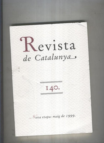 Revista de catalunya numero 140