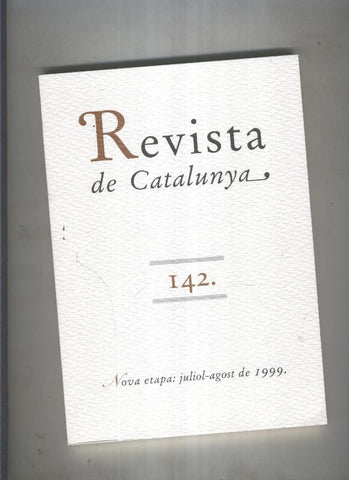 Revista de catalunya numero 142