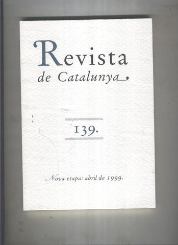 Revista de catalunya numero 139