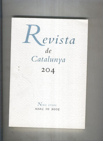 Revista de catalunya numero 204