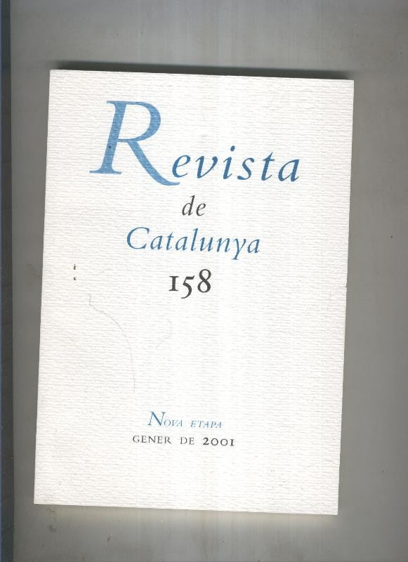 Revista de catalunya numero 158