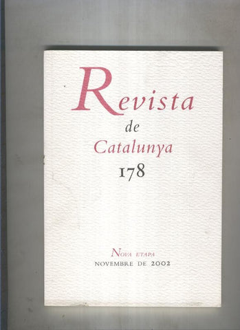 Revista de catalunya numero 178