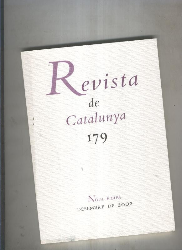 Revista de catalunya numero 179