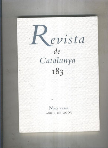 Revista de catalunya numero 183