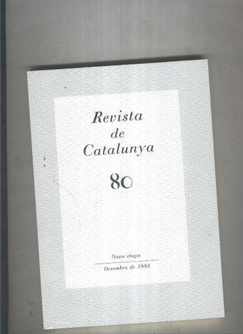 Revista de catalunya numero 080