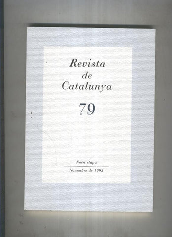 Revista de catalunya numero 079