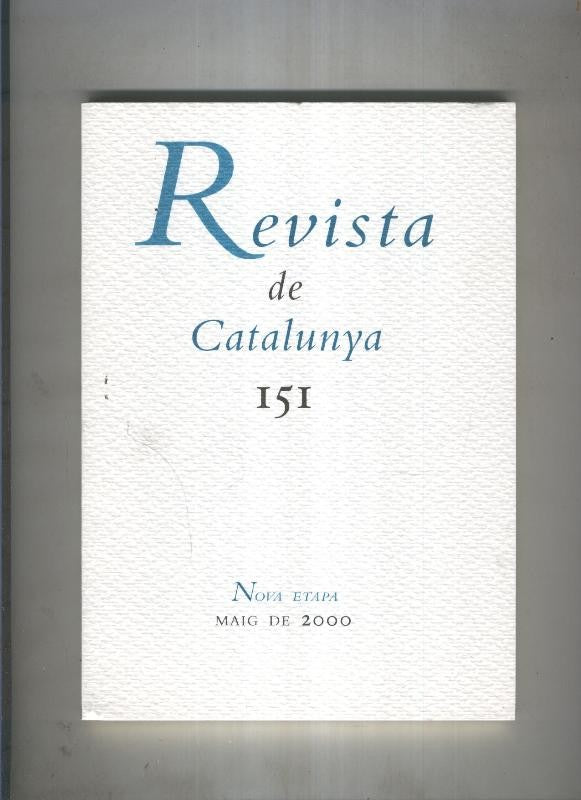 Revista de catalunya numero 151