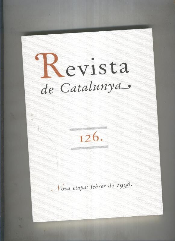 Revista de catalunya numero 126
