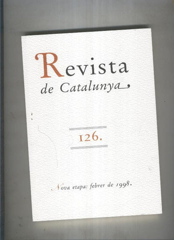 Revista de catalunya numero 126