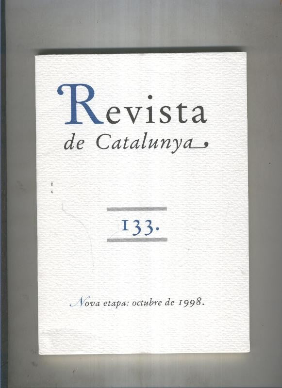 Revista de catalunya numero 133