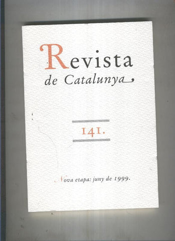 Revista de catalunya numero 141