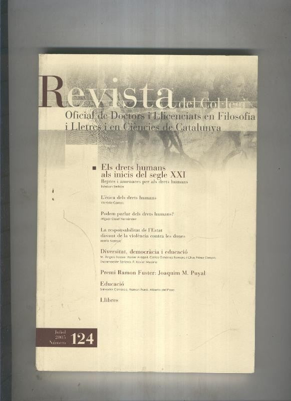 Revista del col·legi  Doctors i Llicenciats en Filosofia i Lletres