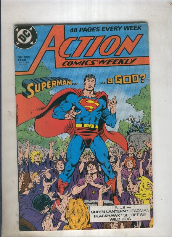 Action comics weekly 606 superman... a god ?