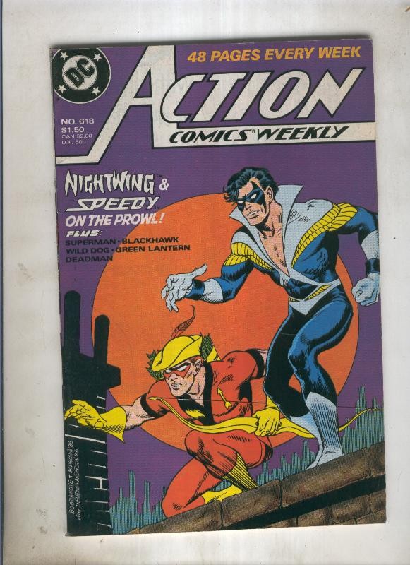 Action comics weekly 618 nightwing speedy on the prowl